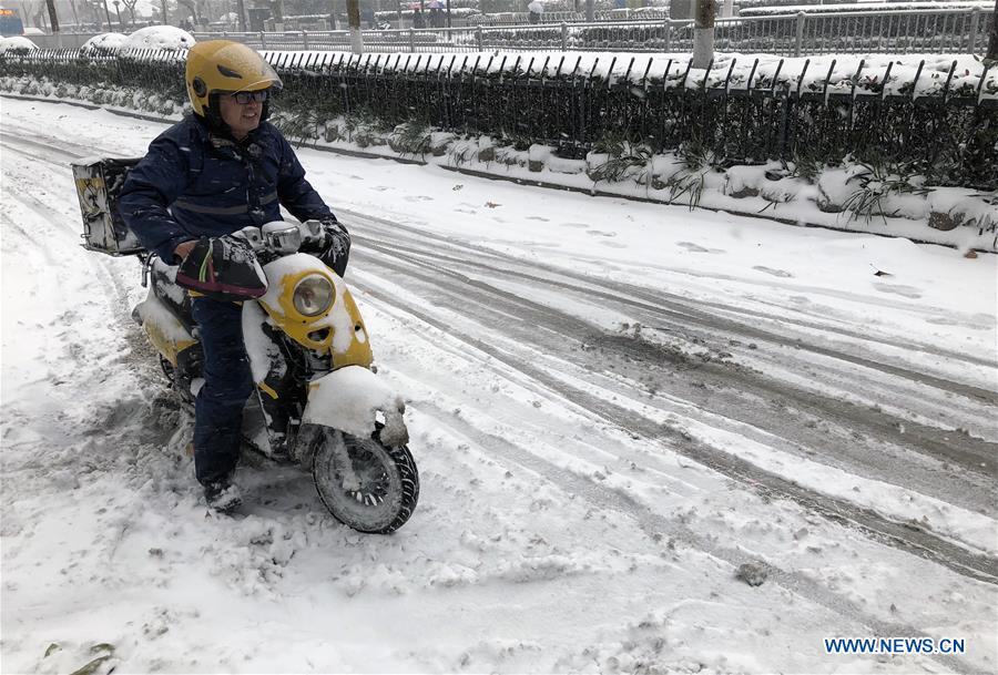 CHINA-NANJING-SNOWFALL (CN)
