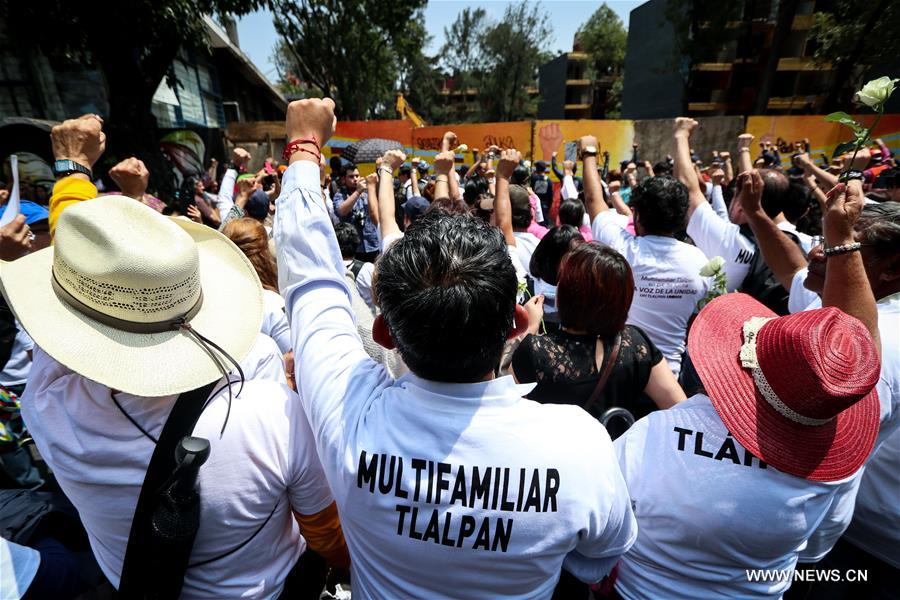 MEXICO-MEXICO CITY-COMMEMORATION-EARTHQUAKE