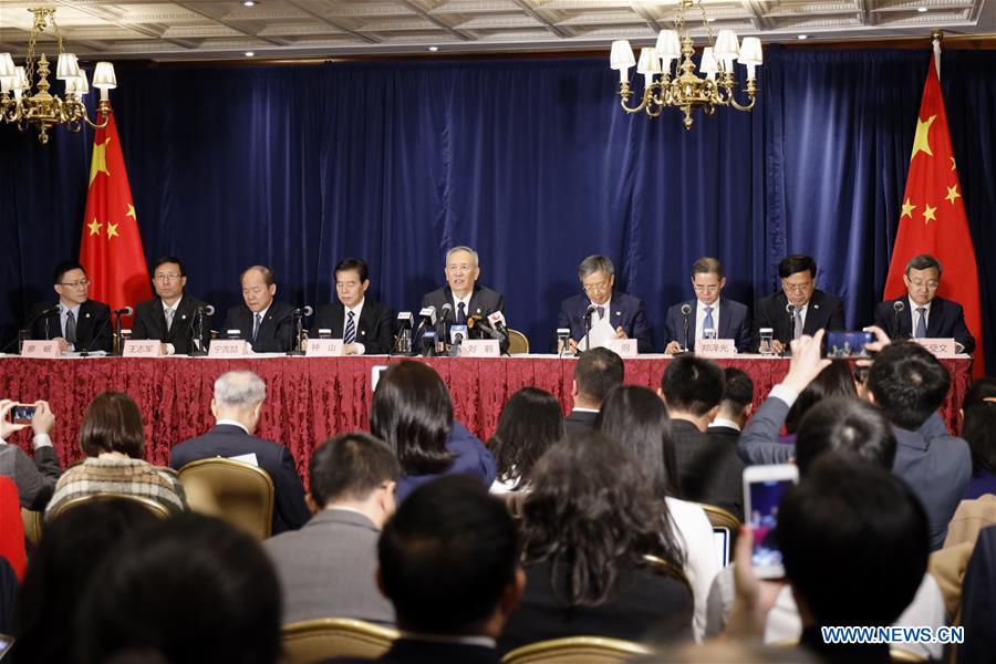 U.S.-WASHINGTON D.C.-CHINA-U.S. PHASE-ONE TRADE DEAL SIGNING-LIU HE-PRESS CONFERENCE