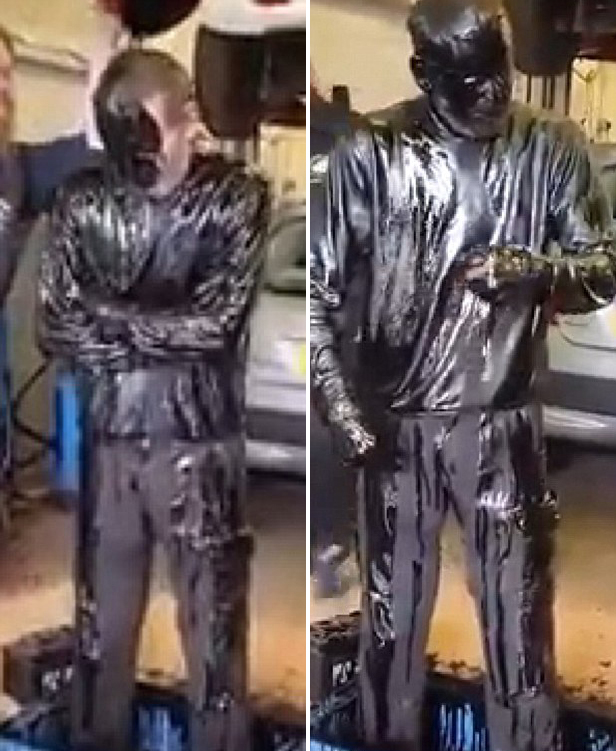 英機(jī)修工發(fā)起&ldquo;油桶挑戰(zhàn)&rdquo;募集善款【圖】