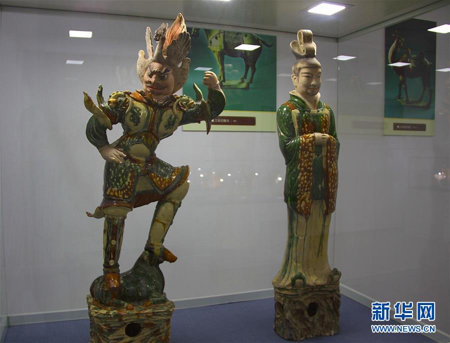 (XHDW·圖文互動)(2)唐定遠將軍安菩夫婦墓出土文物特展亮相塔什干