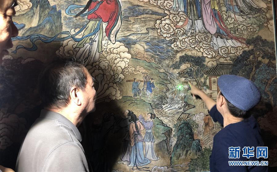 (圖文互動)(2)國家重點文保單位天津天后宮大型壁畫《天后圣跡圖》修復完畢