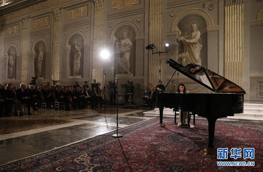(國際)(3)意總統府舉辦特別音樂會聲援中國抗擊新冠肺炎疫情