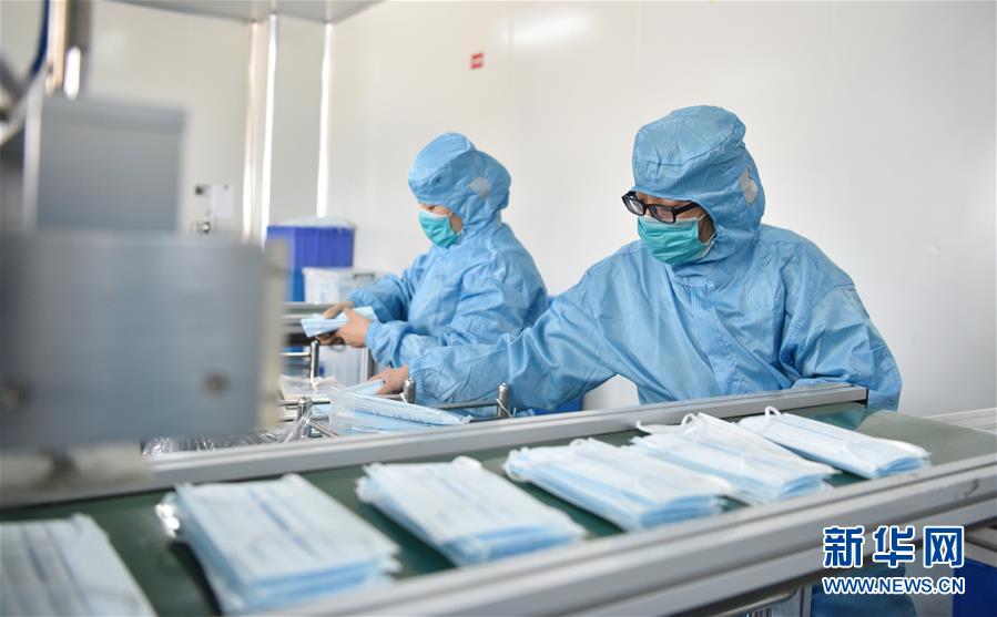 (聚焦疫情防控)(3)河北:趕制口罩 保障供應