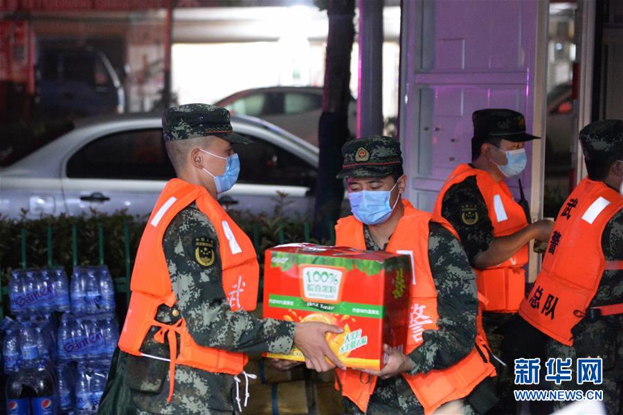 (防汛抗洪)(2)淮河蒙洼蓄洪區深夜轉移