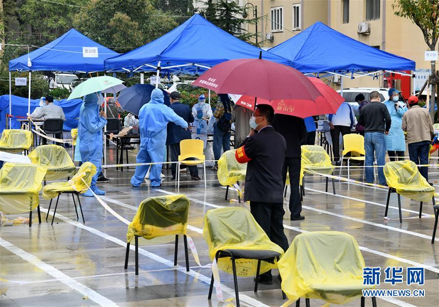 (聚焦疫情防控·圖文互動)(2)青島市延期2天繼續進行免費核酸檢測
