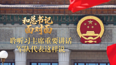 聆聽習主席重要講話，軍隊代表這樣說