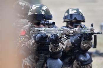 福建武警:特戰(zhàn)訓(xùn)練礪精兵