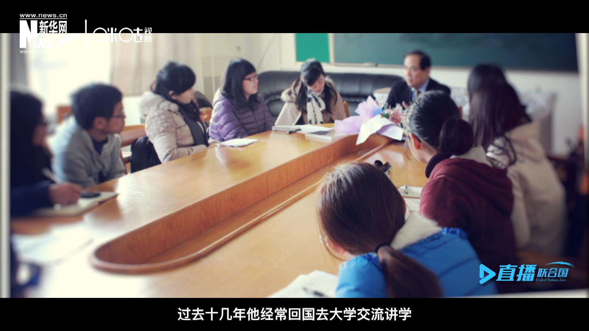 過去十幾年陳峰經?；貒ゴ髮W交流講學，給年輕人分享他學習、工作和生活的故事。
