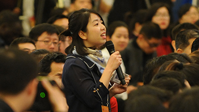 財新網、財新周刊記者提問