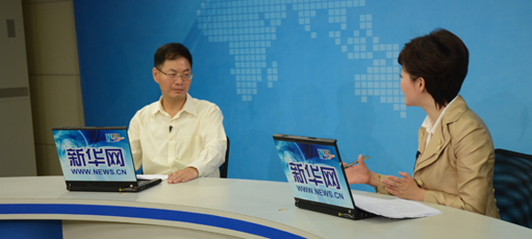 中國(guó)人民大學(xué)金融學(xué)院副院長(zhǎng)趙錫軍做客新華網(wǎng)接受專(zhuān)訪