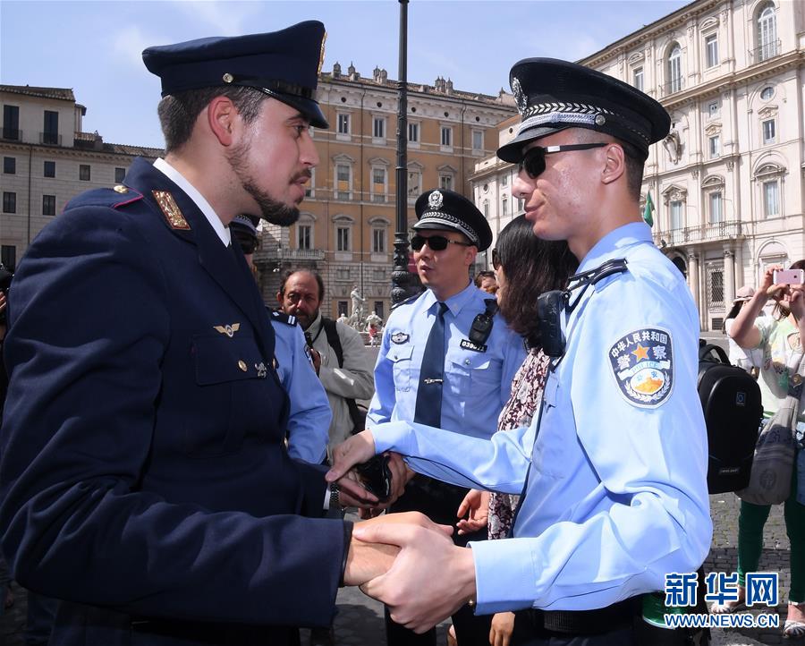 (國際)(3)中意警方啟動第三次在意聯合巡邏