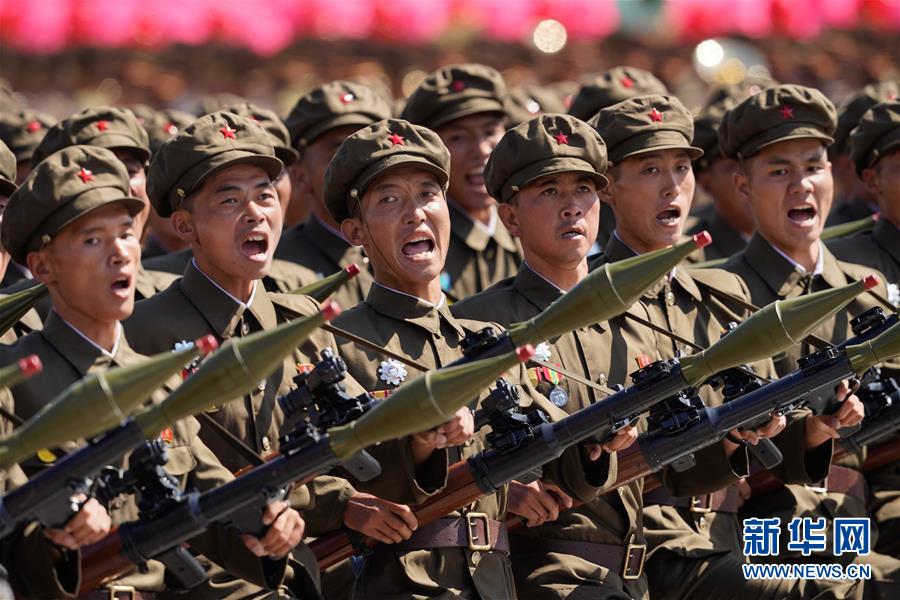 (國際)(5)朝鮮舉行閱兵集會慶祝建國70周年