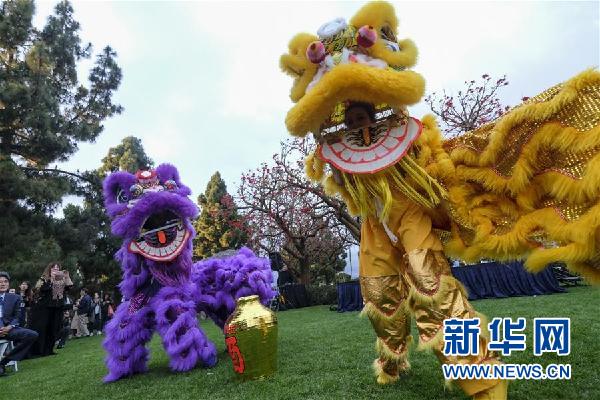 (國際·圖文互動)(1)通訊:瞧這一家子舞獅的美國人