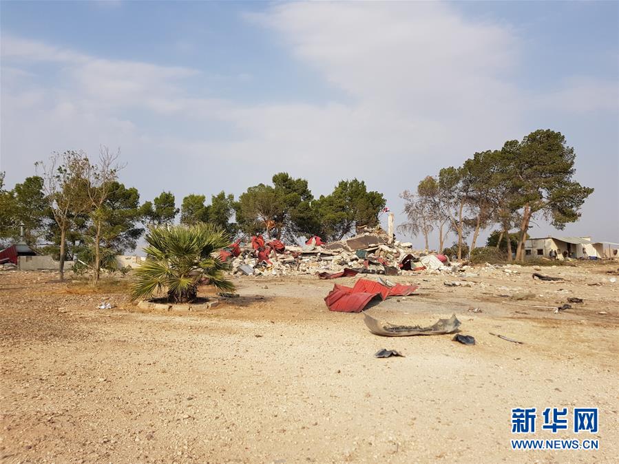 (國際)(2)敘政府軍進駐國際聯(lián)盟撤出后留下的一個軍事基地