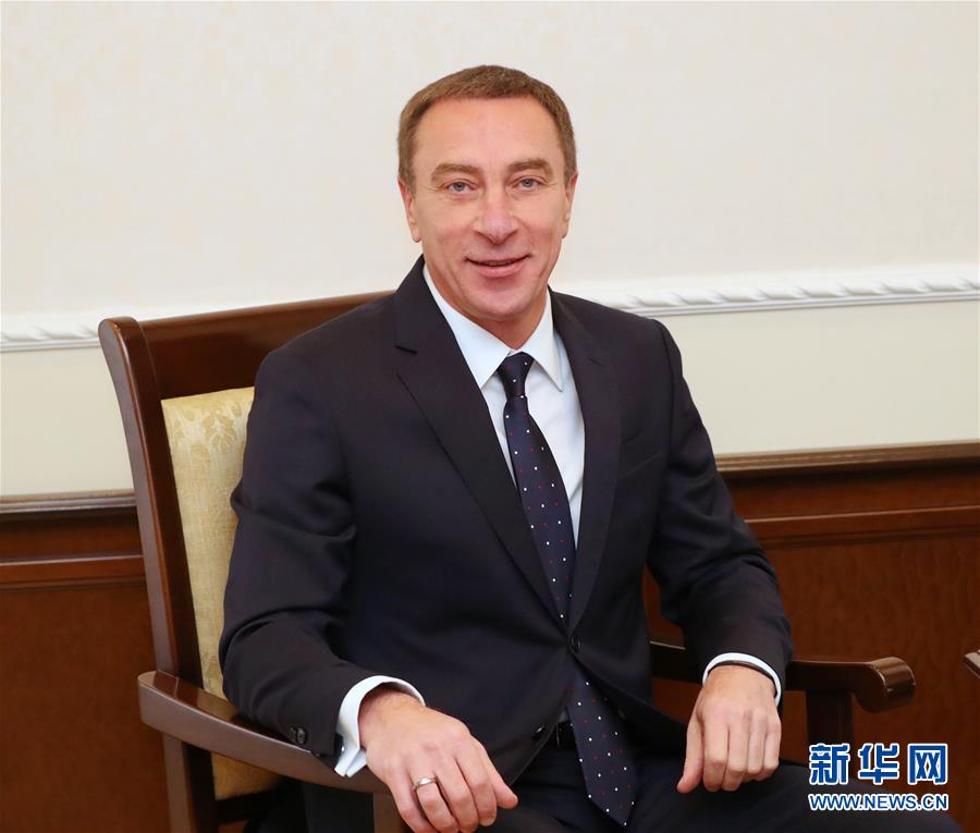 (國際·圖文互動)專訪:希望香港局勢盡快恢復正常——訪白俄羅斯總統辦公廳副主任斯諾普科夫