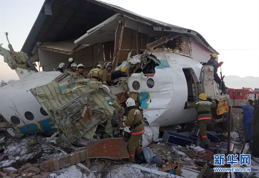 (國際)(1)哈薩克斯坦一架客機失事至少7人遇難