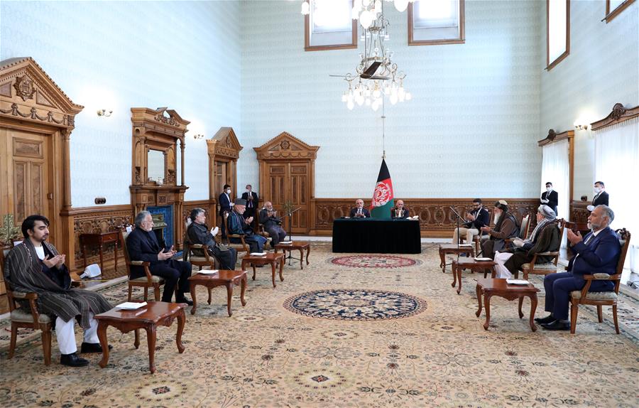 (圖文互動)(5)阿富汗總統加尼與競選對手阿卜杜拉簽署權力分配協議